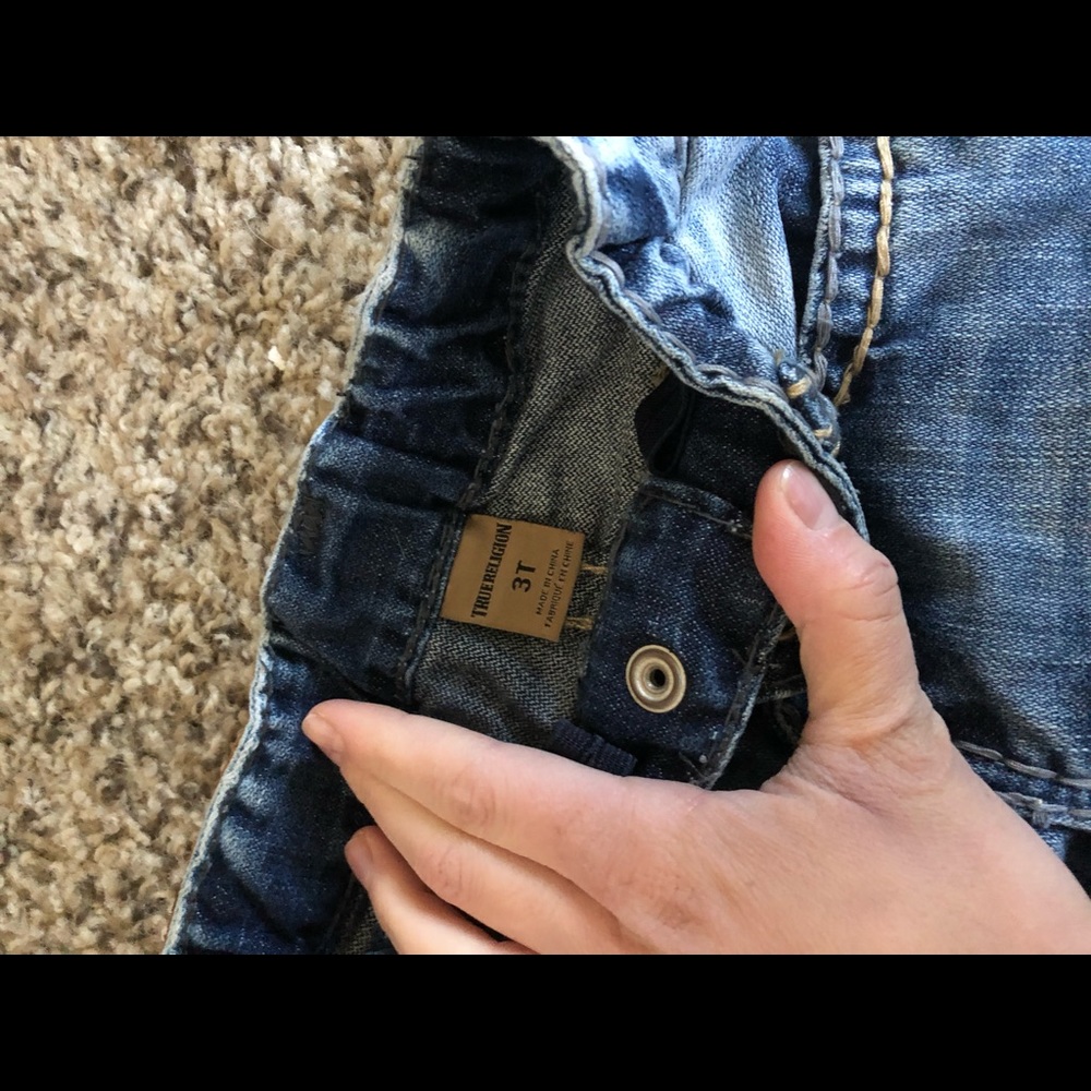 True religion toddler boy jeans.